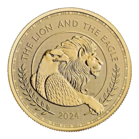 1 oz - Leone inglese e Aquila americana 2024